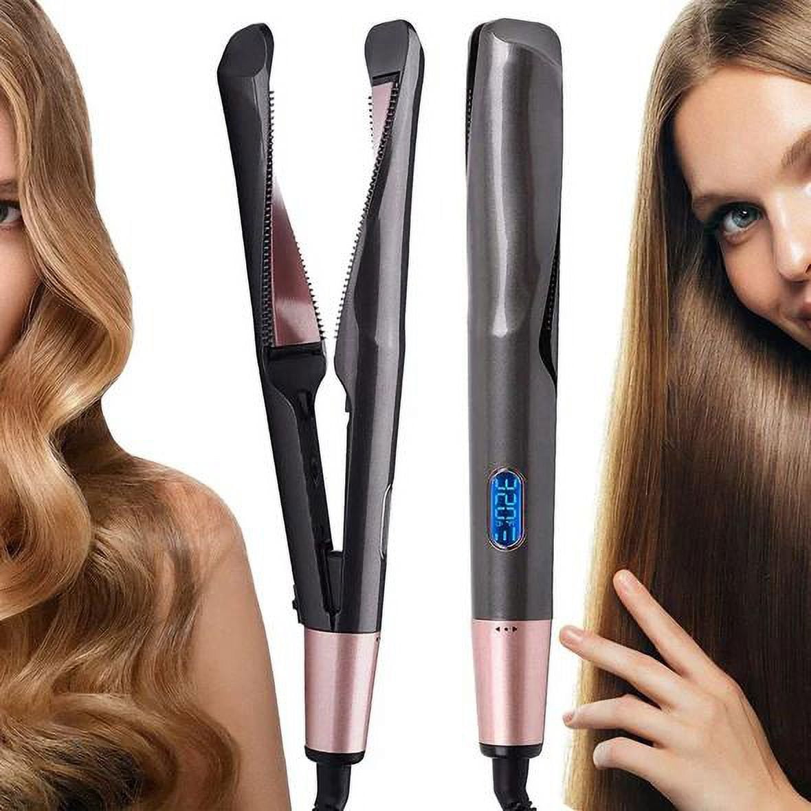 2 in 1 hair Twist Straightener Curling Iron