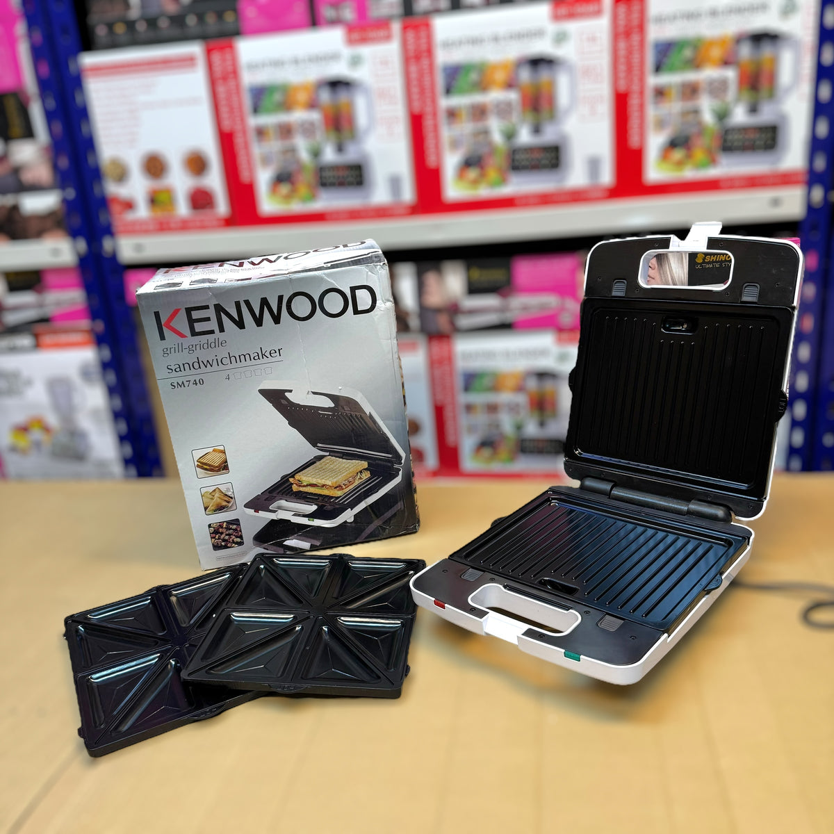 Kenwood 2 in 1 sandwich grill maker