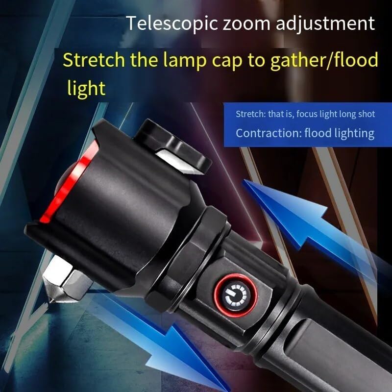 5 in 1 multifunctional torch 1km range