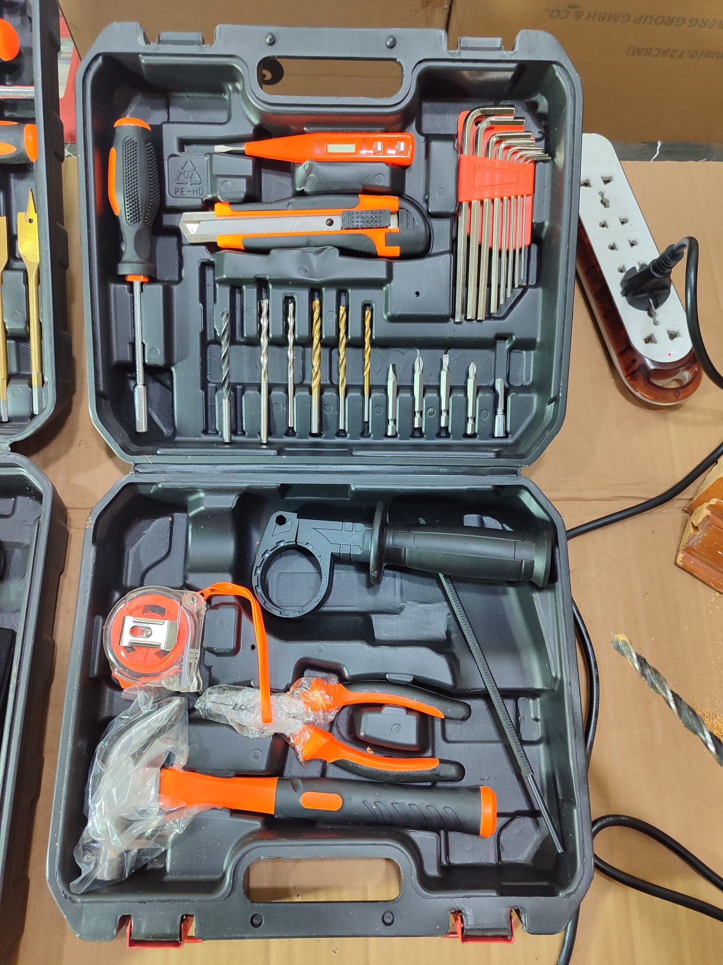 117 Pieces Drill Machine Hardware Tool Box