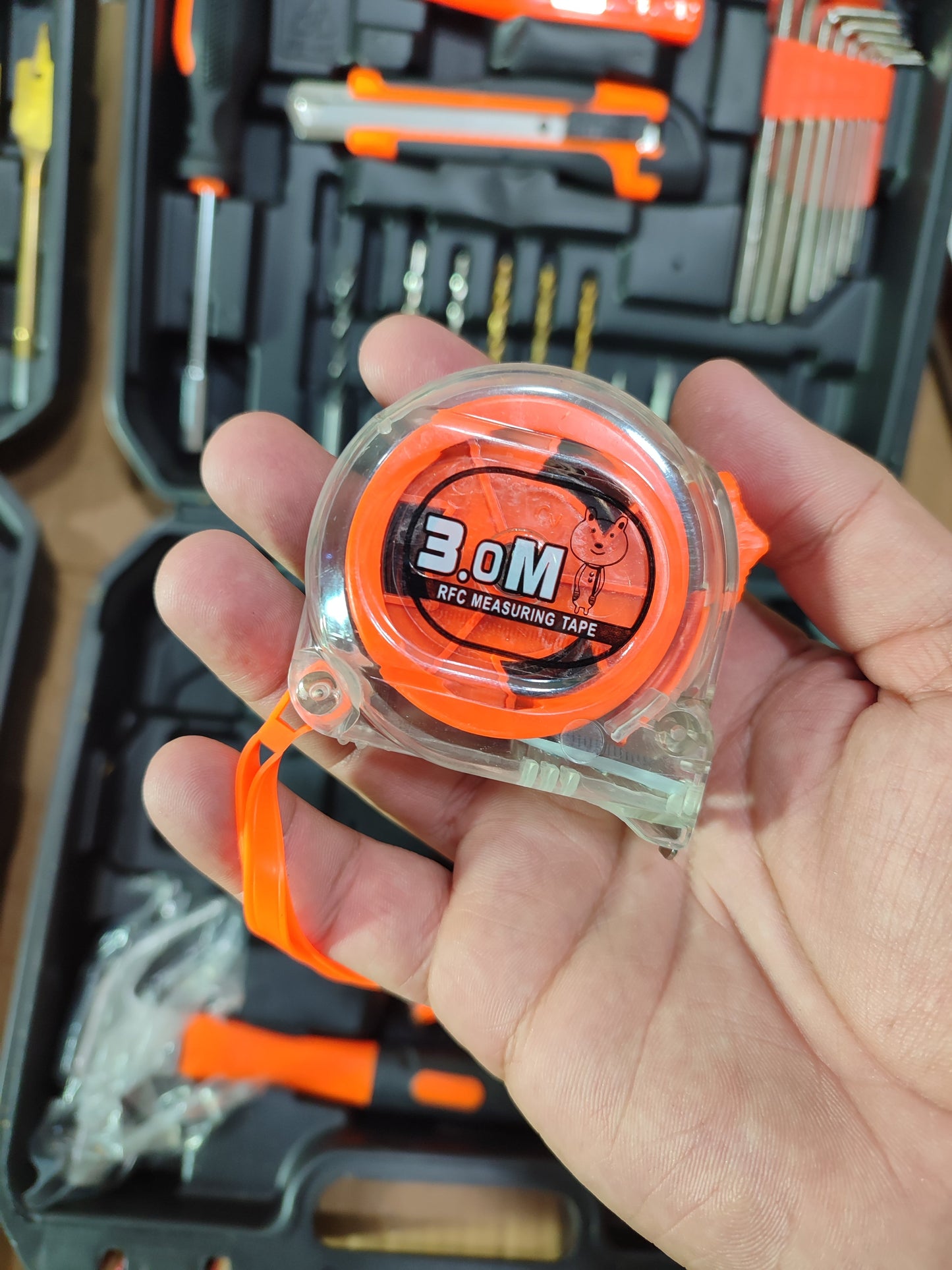 117 Pieces Drill Machine Hardware Tool Box