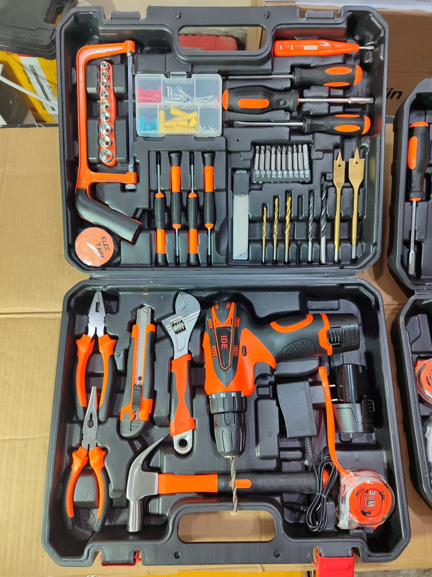 117 Pieces Drill Machine Hardware Tool Box