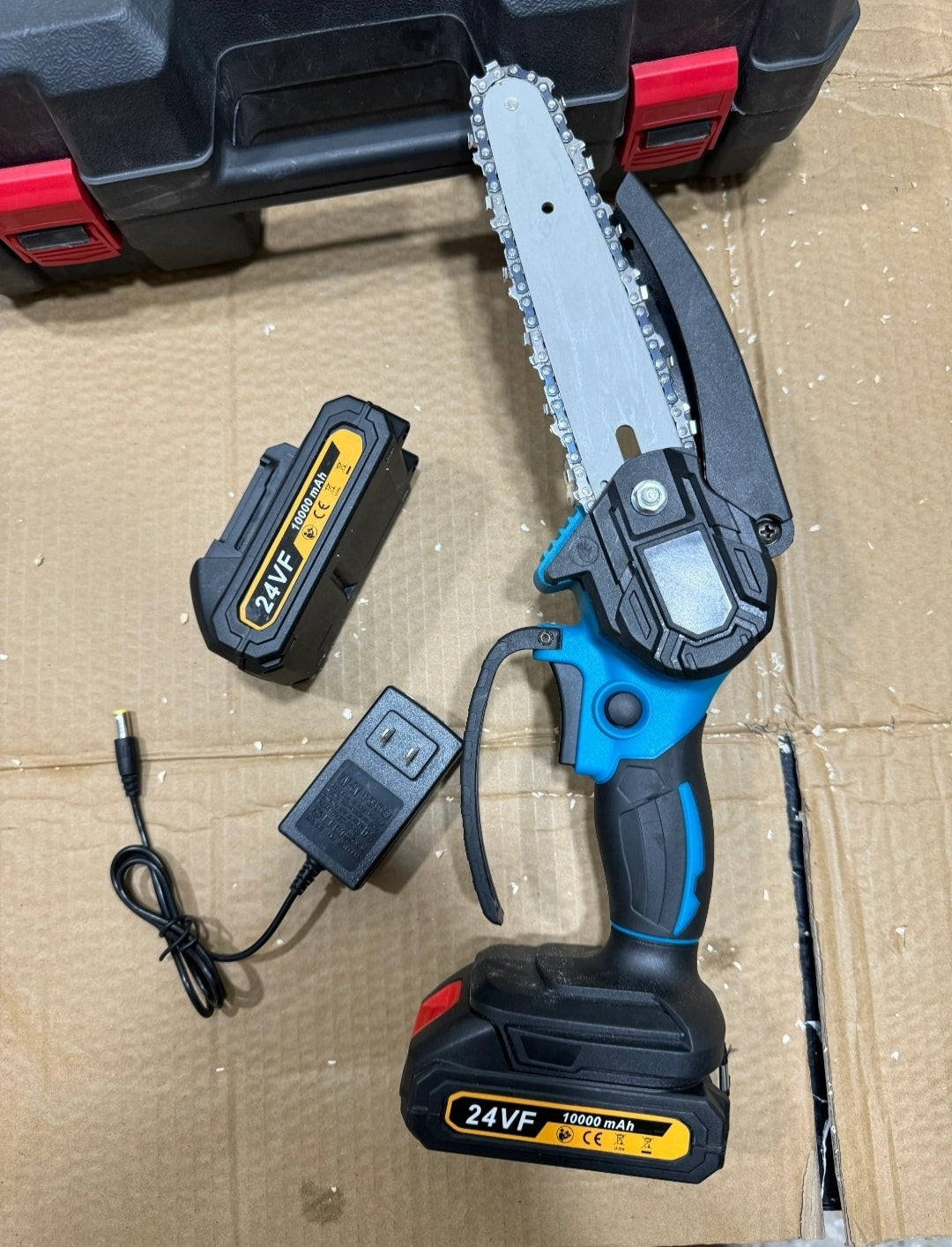 Amazon lot rechargeable chainsaw