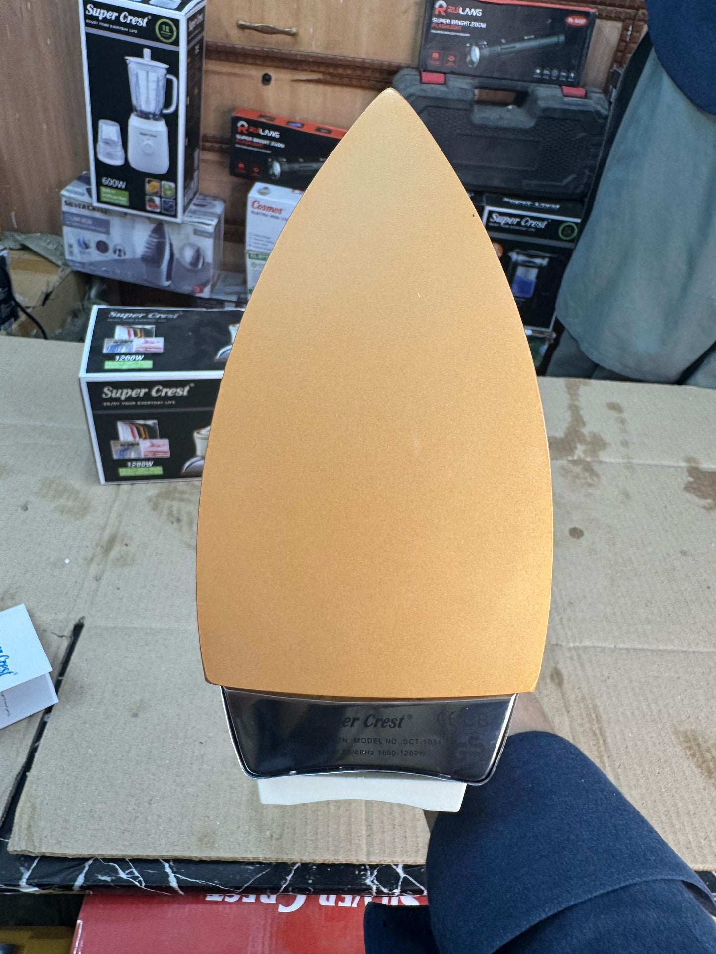 SUPER CREST 1200W Heavy Dry Iron SCT-1034