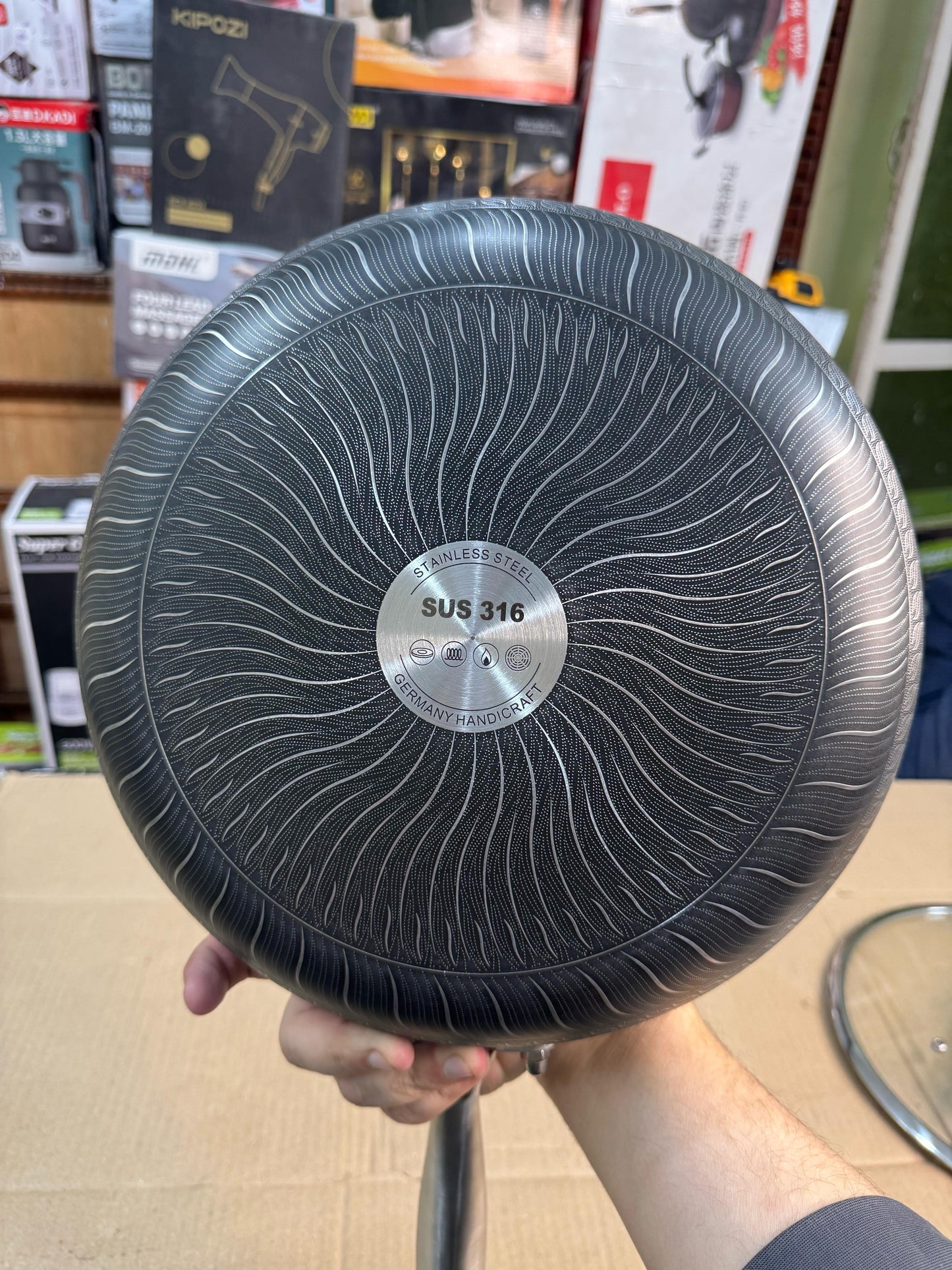 30 cm Honeycomb lesser coating flat Fry Pan