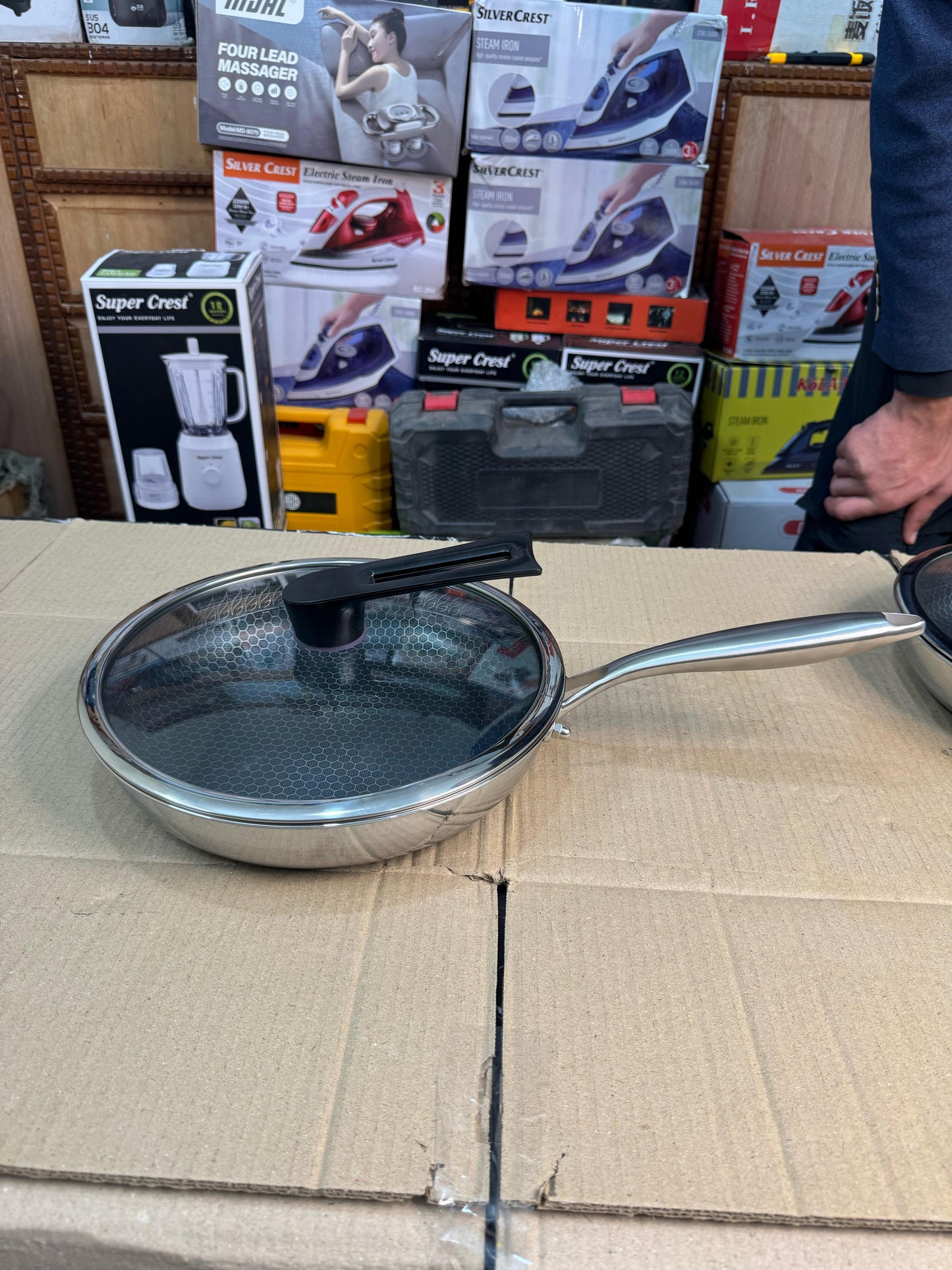 28 cm Honeycomb lesser coating flat Fry Pan