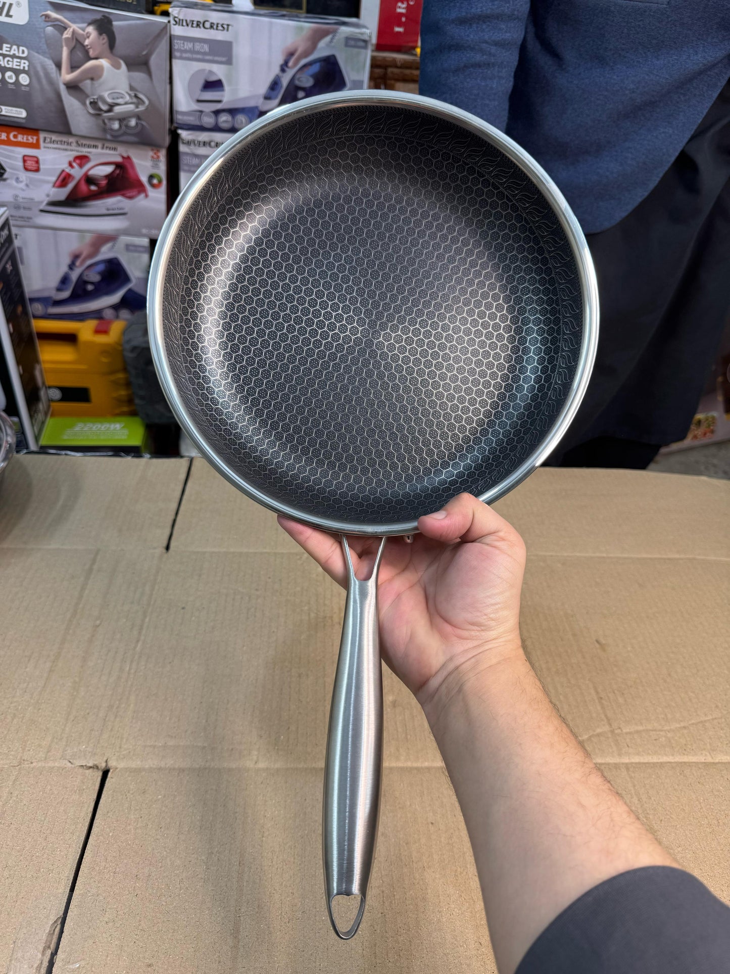 26 cm Honeycomb lesser coating flat Fry Pan