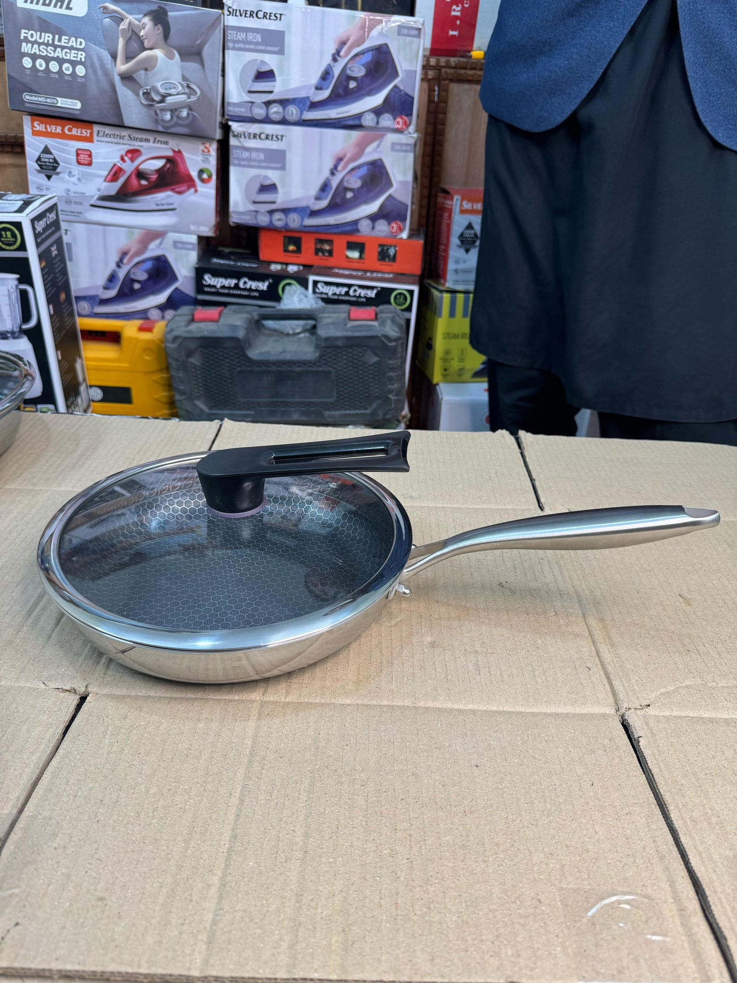 26 cm Honeycomb lesser coating flat Fry Pan