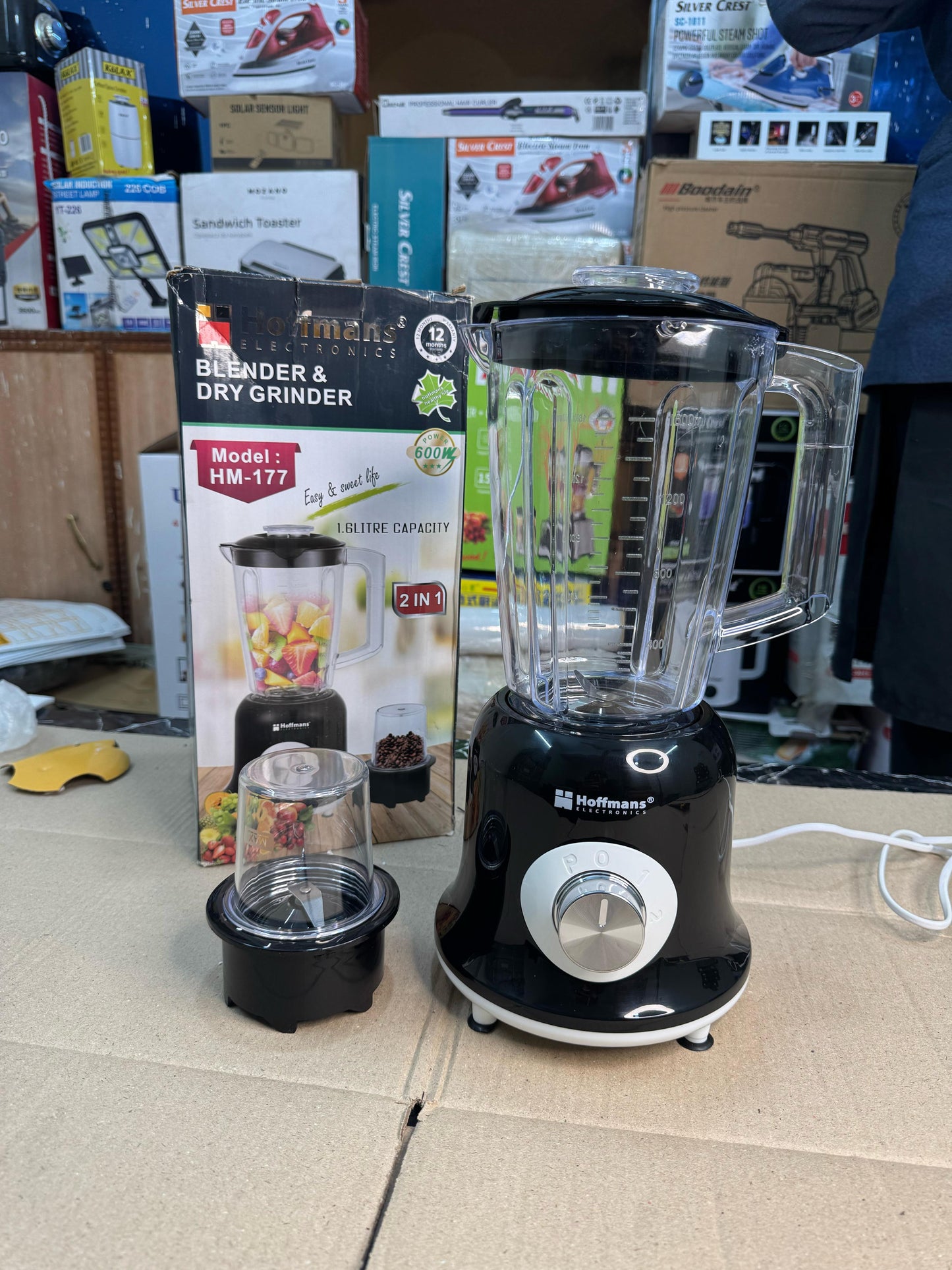 Hoffmans Germany 2 in 1 blender grinder