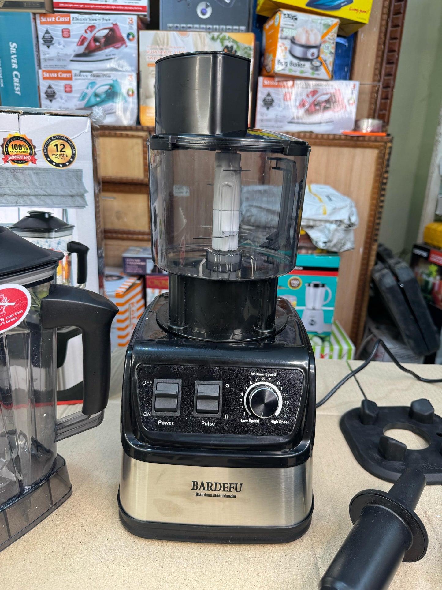 Bardefu 6 in 1 1 2.5L Multipurpose Blender - 5070 German Lot