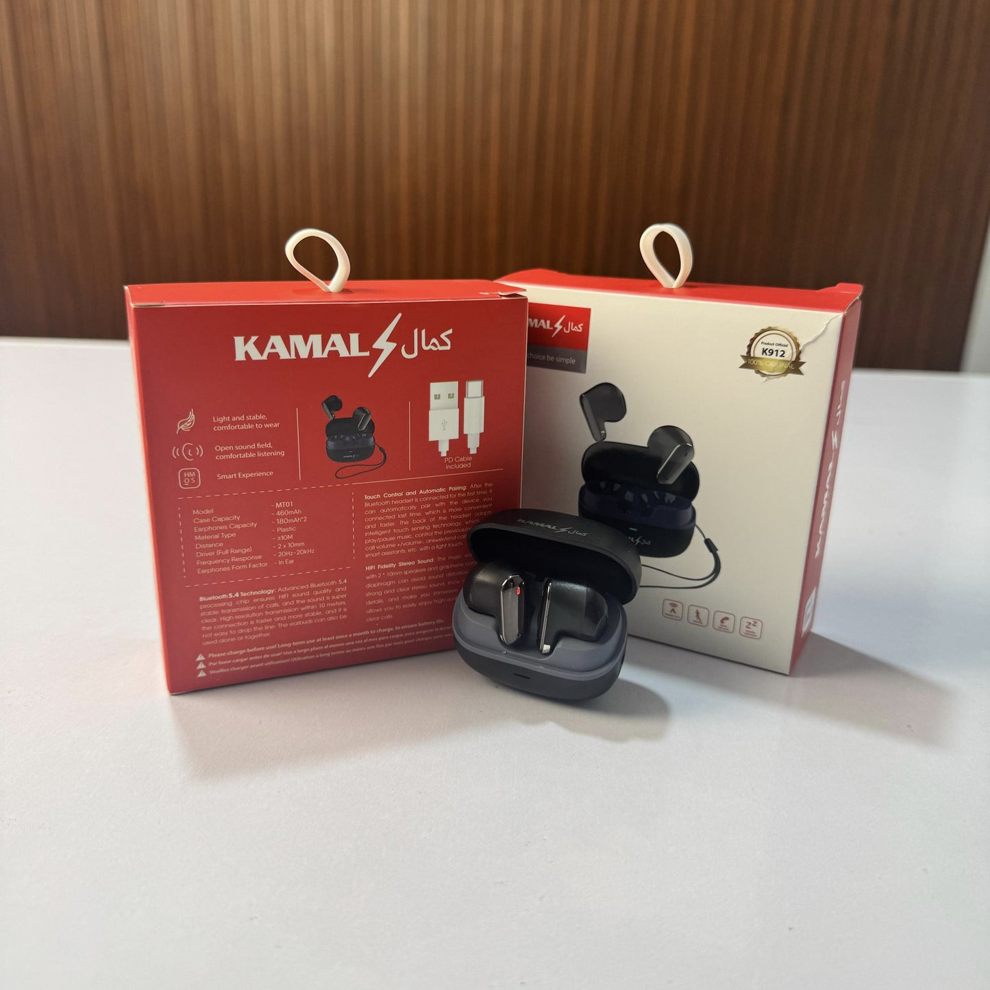 Made in Dubai Wireless Spy Gaming ANC/ENC Earbuds | Hi-Fi Sound | Touch Control | Long Battery Life