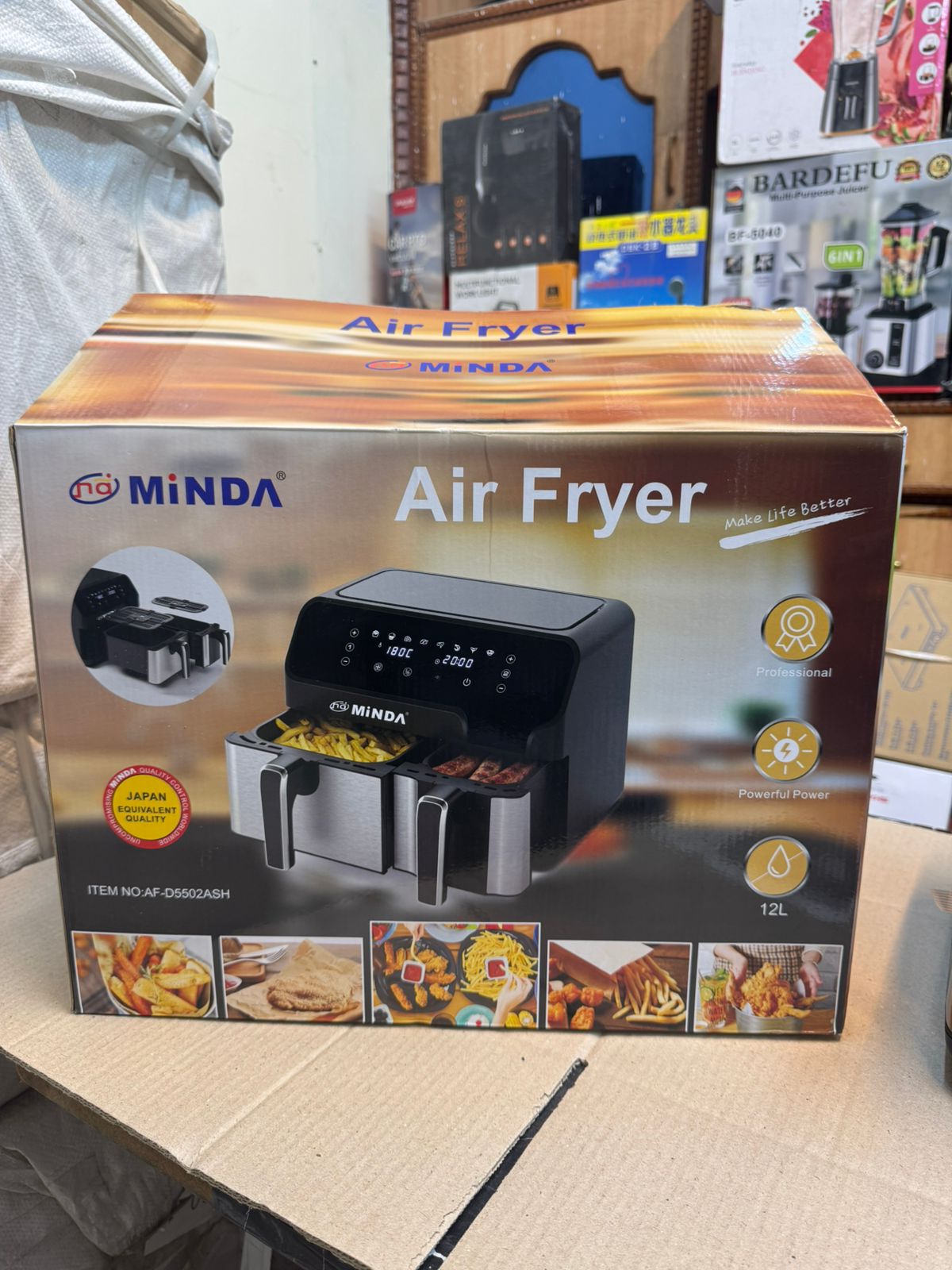 MINDA 12 litter dual bosket air fryer