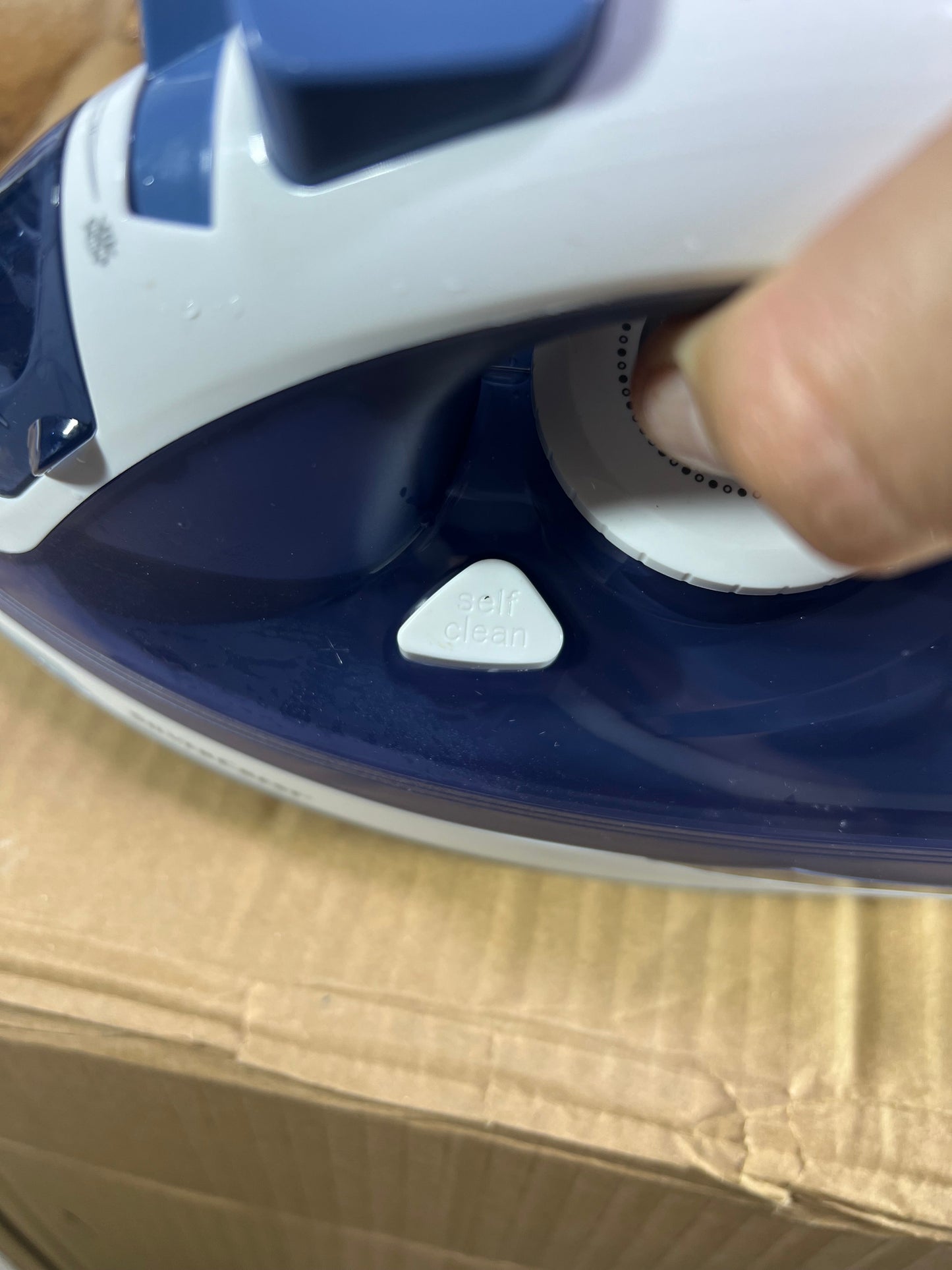 Original silver crest Germany steam iron Gray sole plate