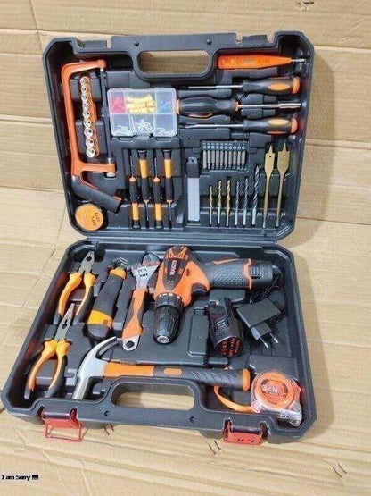 117 Pieces Drill Machine Hardware Tool Box