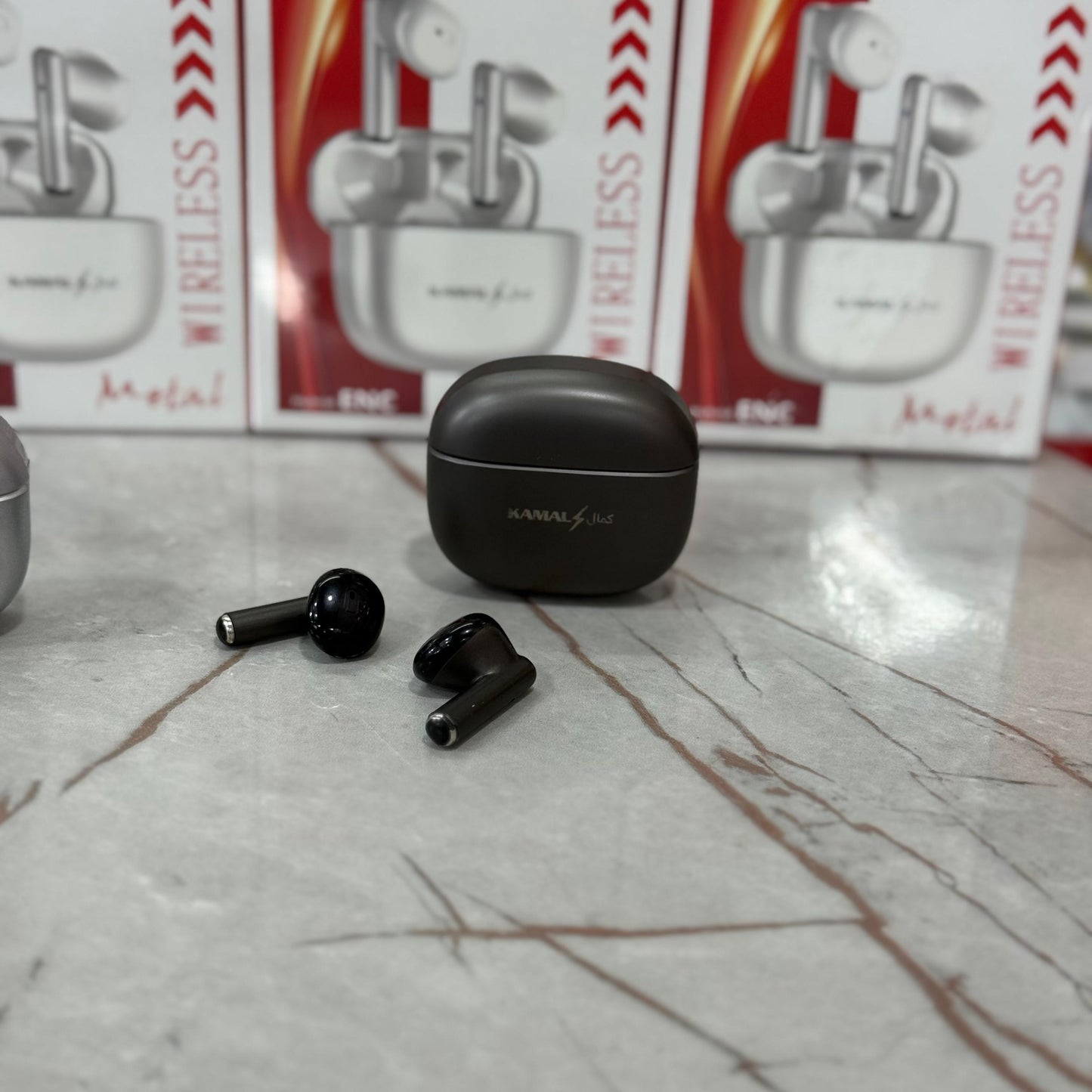 Made in Dubai UltraSound Max ENC Wireless Earbuds – 28H Playtime | BT 5.4 | Metal Build | Stereo Sound | Touch Control