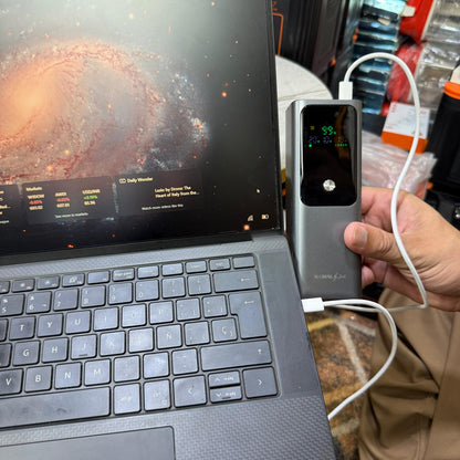 Dubai‑Imported 125W Power Bank — 20,000 mAh “Laptop‑Saver” with Smart Power Display