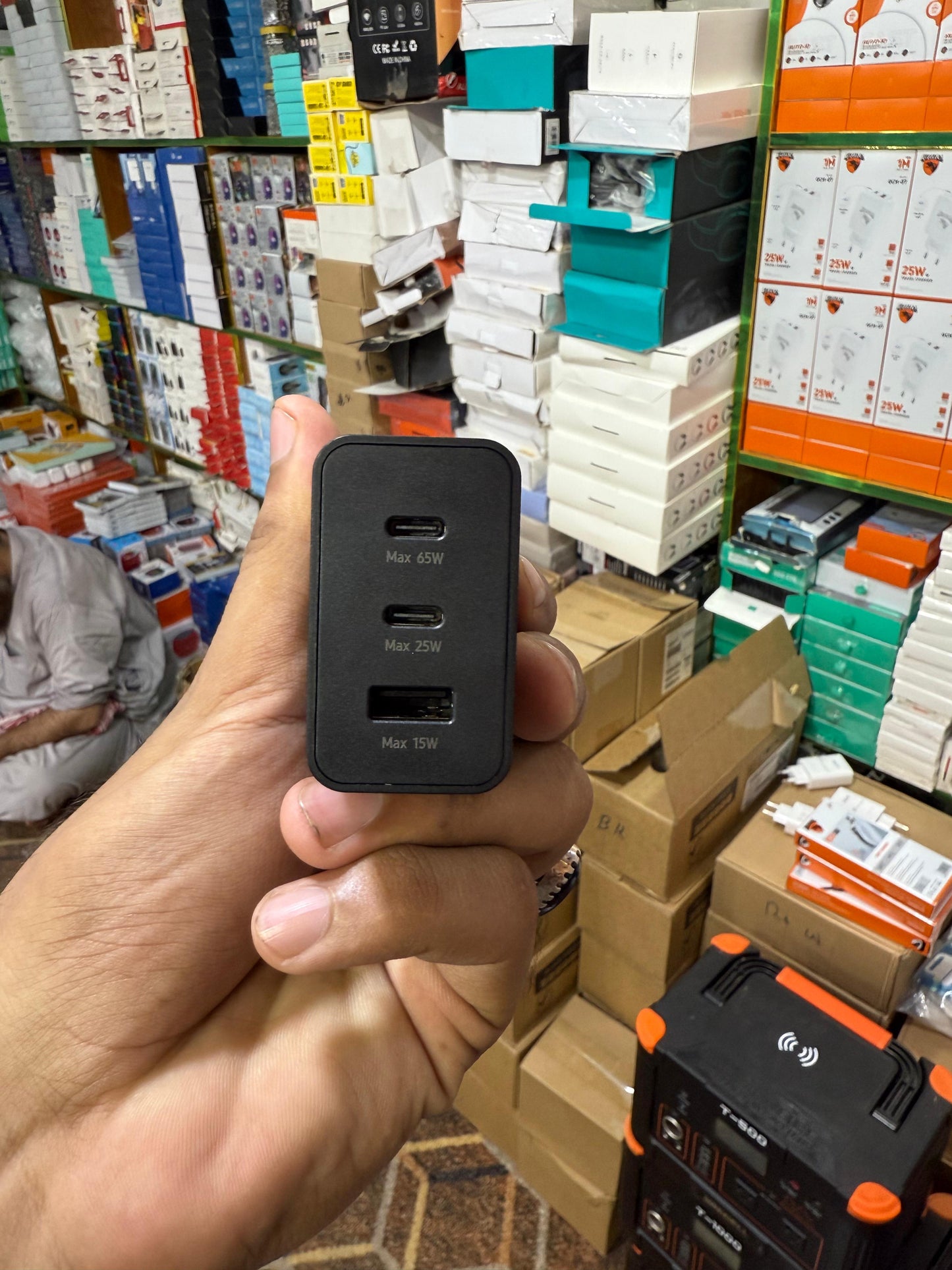 Samsung Premium 65W Power Adapter Trio | Super Fast Charging 3-Port Charger (2x USB-C + 1x USB-A) – All-in-One Charging Solution