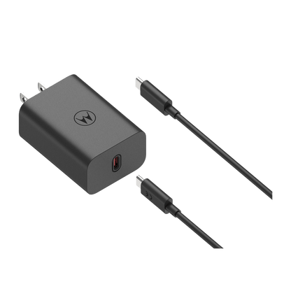 Motorola TurboPower 68W Wall Charger with 6.5 Amp USB-C Cable