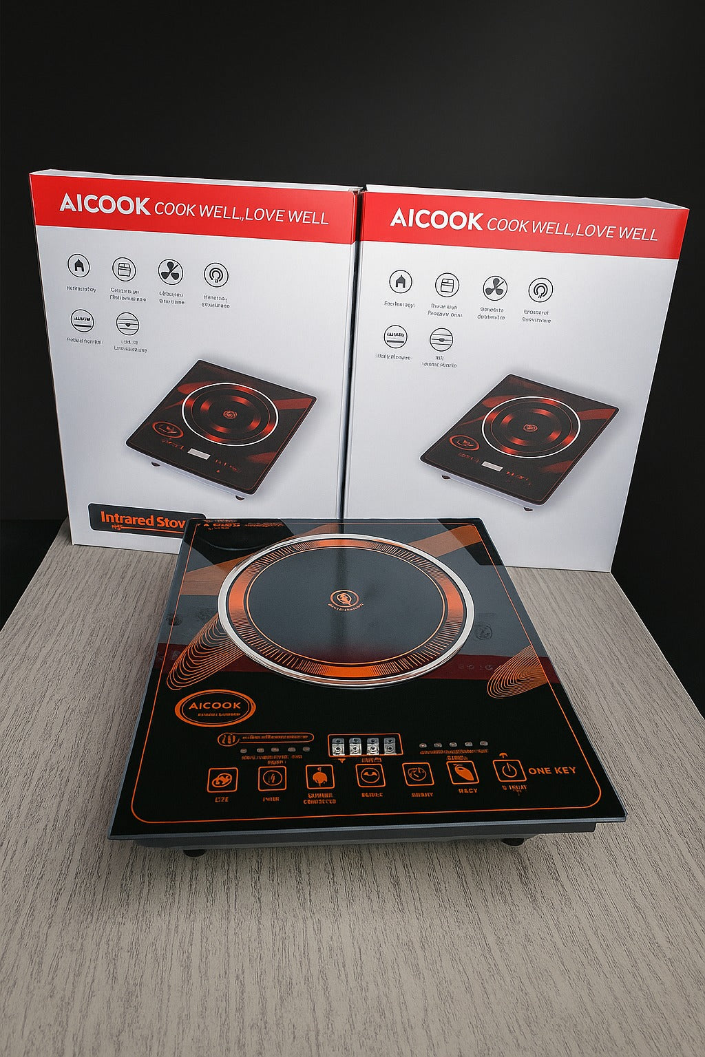 AICOOK Infrared Cook Stove | Multi-Function Controls
