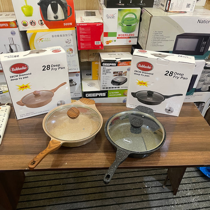 German Lot Imported Bakhschie 28cm Cooking fry pan with Glass Lid