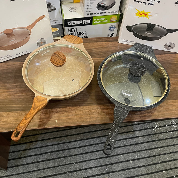 German Lot Imported Bakhschie 28cm Cooking fry pan with Glass Lid