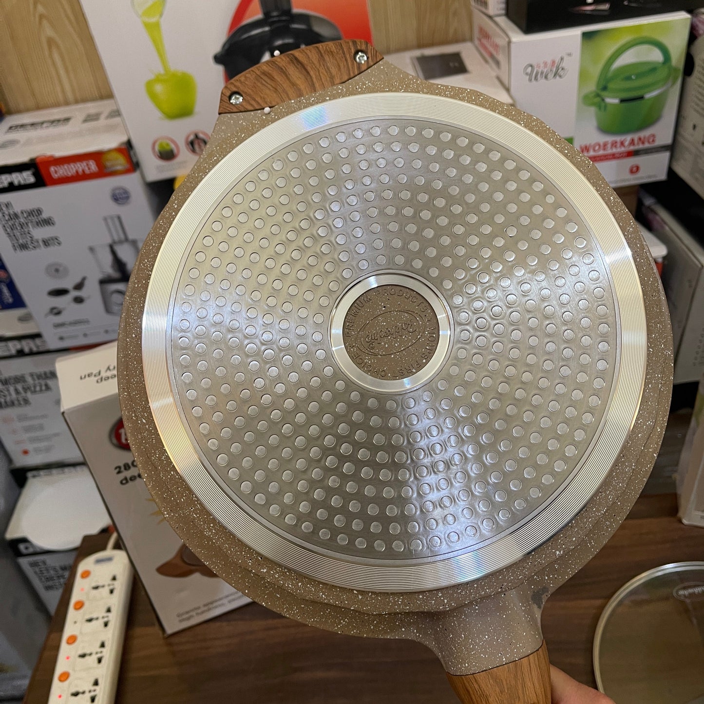 German Lot Imported Bakhschie 28cm Cooking fry pan with Glass Lid