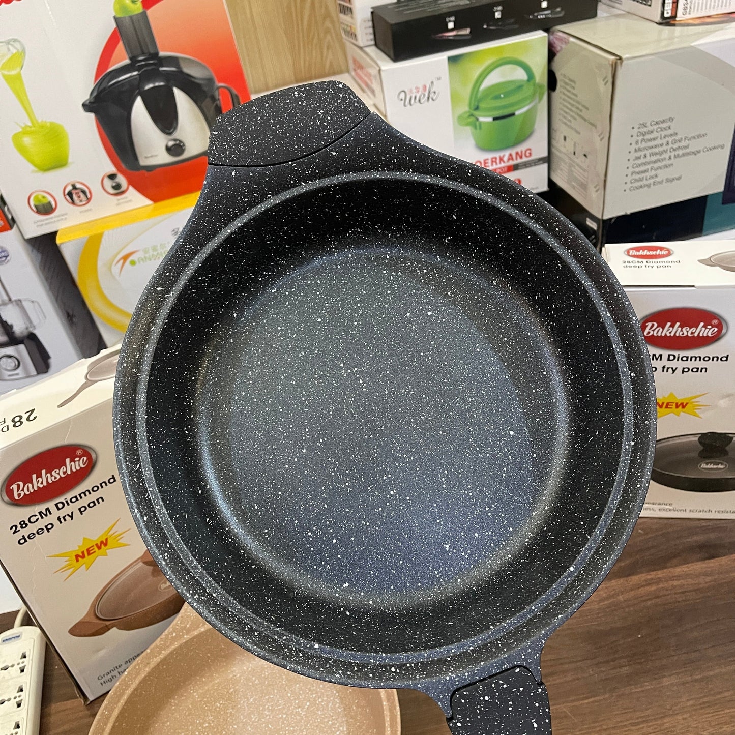 German Lot Imported Bakhschie 28cm Cooking fry pan with Glass Lid