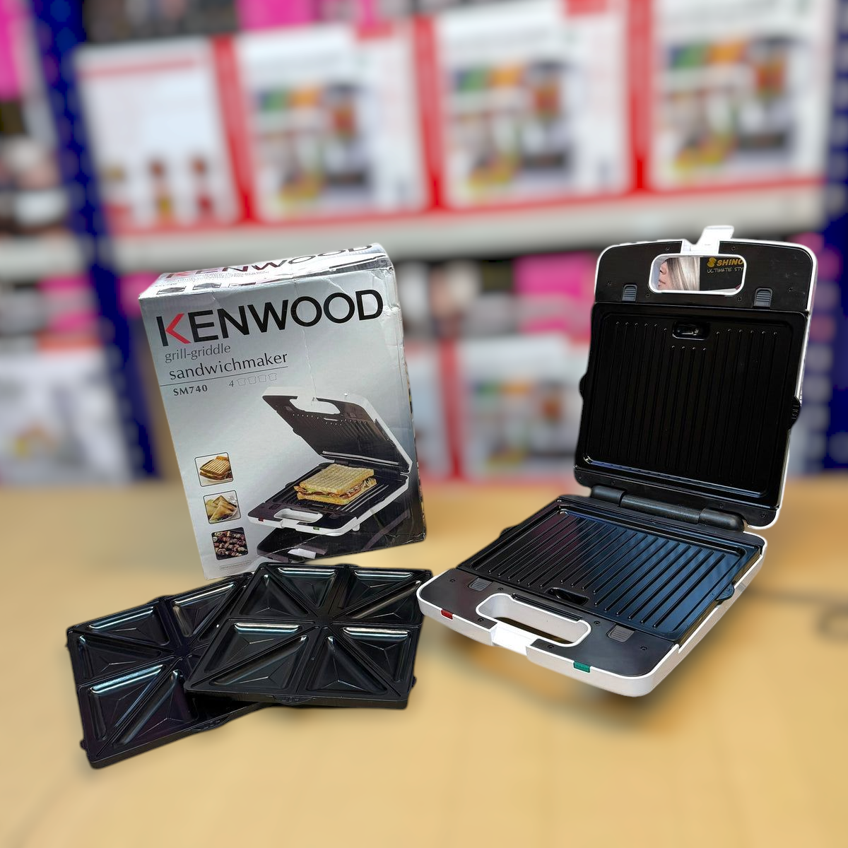 Kenwood 2 in 1 sandwich grill maker