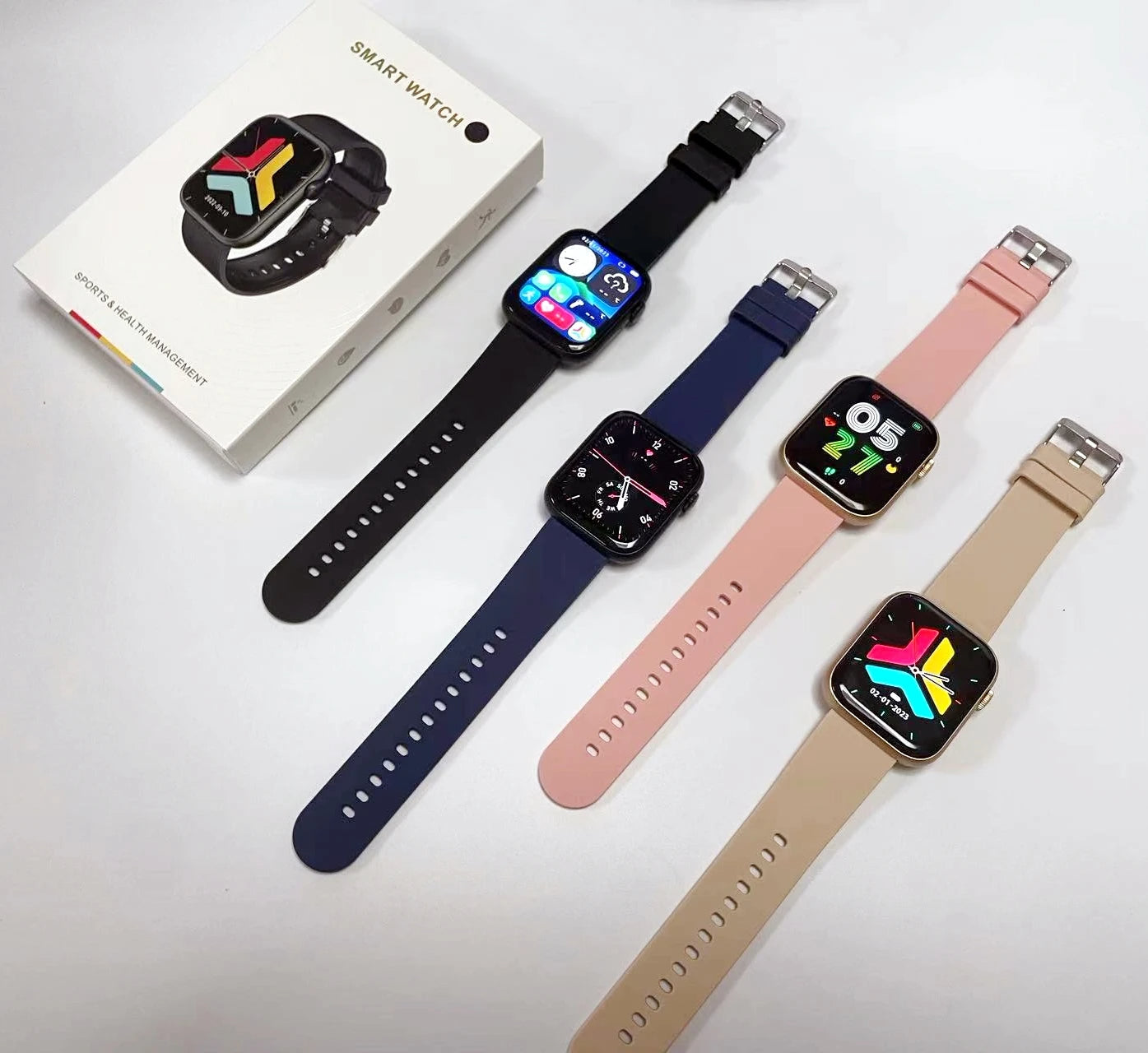 Series 10 Smart Watch – Fitness Tracker, Heart Rate Monitor, Full Touch Display (Latest Model)