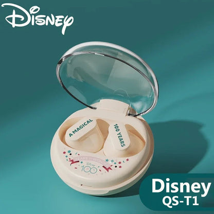 Choice Disney QS-T1 Earphone Bluetooth 5.3 Wireless Headphones Low Latency Earbuds HIFI Stereo Sound 100th Anniversary Model