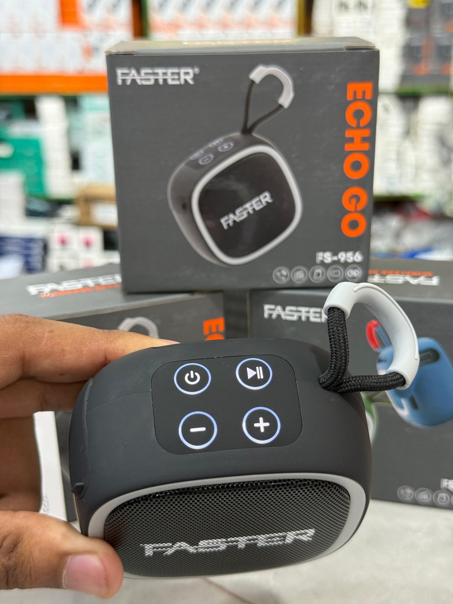 Faster Echo Go FS-956 – Portable Bluetooth Speaker with HD Sound & 10M Range