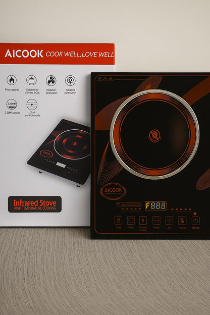 AICOOK Infrared Cook Stove | Multi-Function Controls