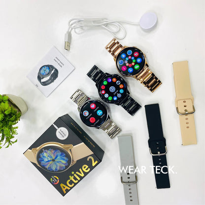Galaxy Active 2 – Super AMOLED Waterproof Smartwatch for Android & iOS