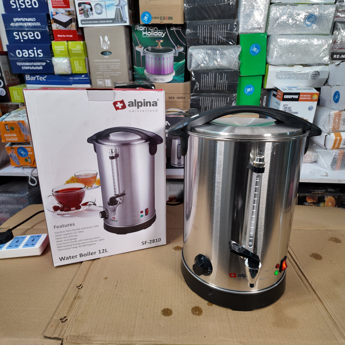 Swiss Lot Imported Alpina 12L Water Boiler
