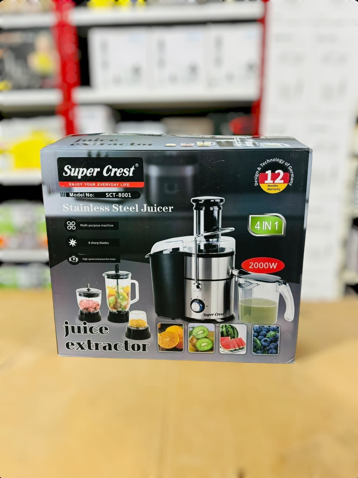 Super Crest Food Factory ( juicer set)