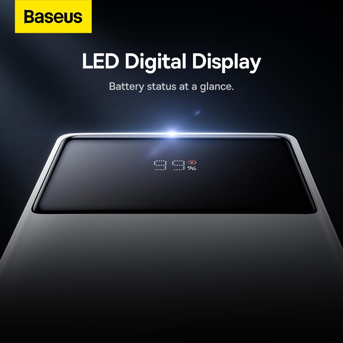 Baseus Star-Lord Digital Display 20000mAh Power Bank With Free 100W 3 in 1 Cable | Lot Imported