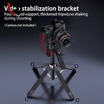 Anti-shake Selfie Stick Handheld AI Intelligent Tracking with Automatic Shooting Pole and 360 Degrees Rotation Selfie Stand