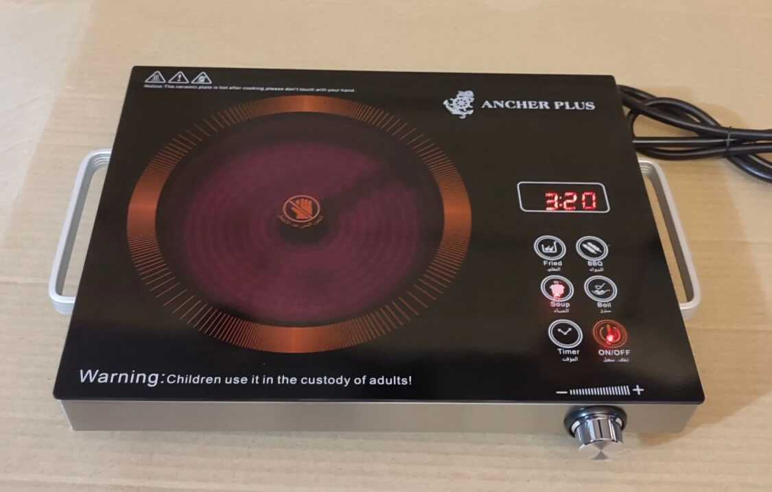 ancher plus Electric digital hot plate  infrared cooker