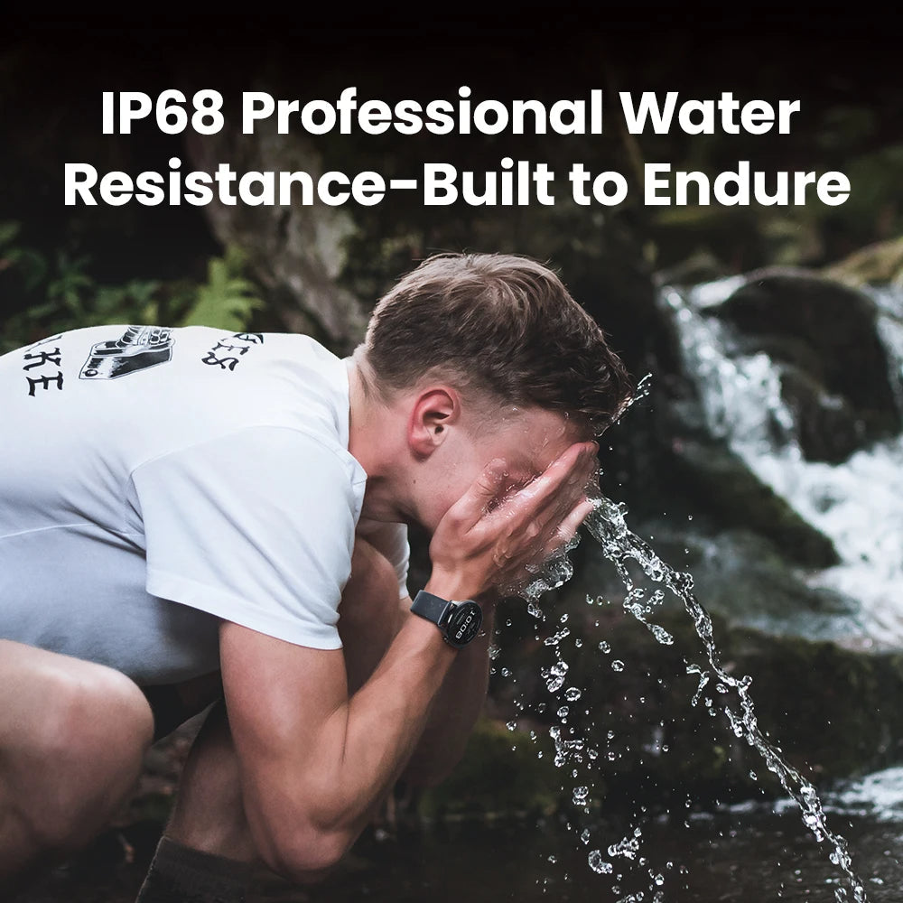 Smart Watch with Bluetooth Calling – 1.43" AMOLED Display, Health Tracker, IP68 Waterproof Fitness & Sport Smartwatch for Android & iOS