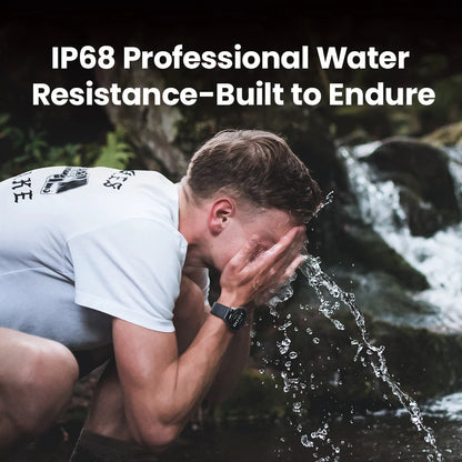 Smart Watch with Bluetooth Calling – 1.43" AMOLED Display, Health Tracker, IP68 Waterproof Fitness & Sport Smartwatch for Android & iOS