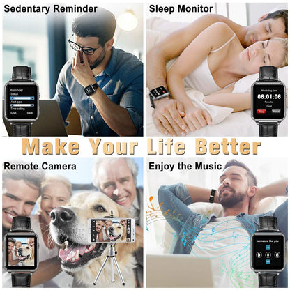 Bluetooth Smartwatch Touch Screen Smart Phone Watch Android Smartwatch Sports Mens Wrist Watch