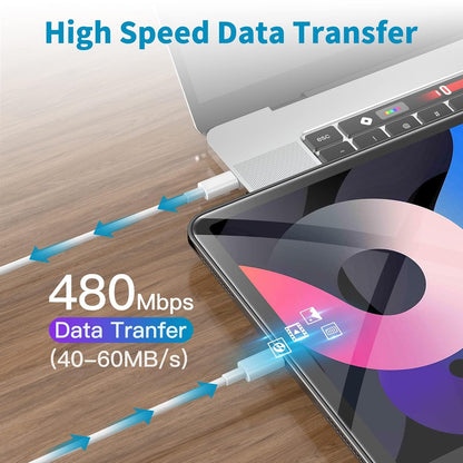 USB-C to USB-C Fast Charging Cable – Compatible with Apple Chargers | High-Speed Power Cord