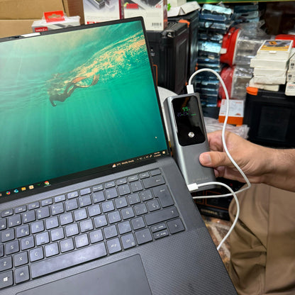 Dubai‑Imported 125W Power Bank — 20,000 mAh “Laptop‑Saver” with Smart Power Display