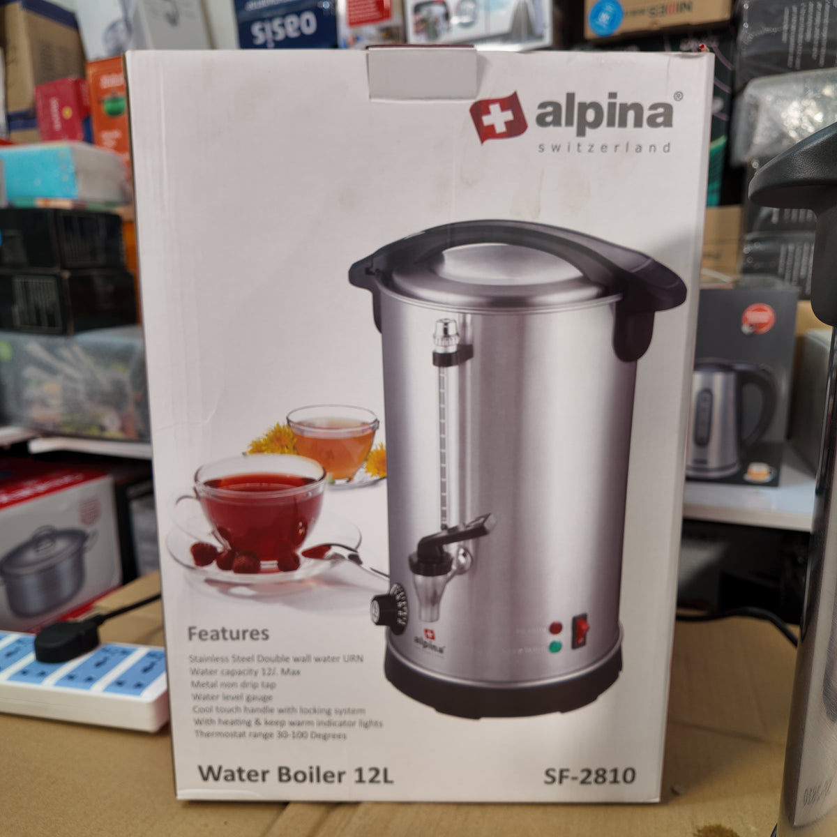 Swiss Lot Imported Alpina 12L Water Boiler
