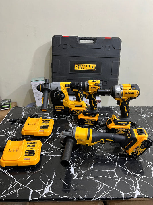 Original Dewalt 4 in 1 drill machine set