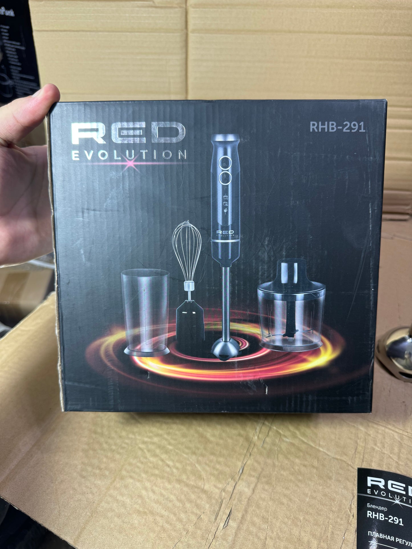 Lot imported Red evolution 4 in 1 hand blender set