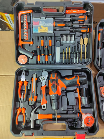 117 Pieces Drill Machine Hardware Tool Box