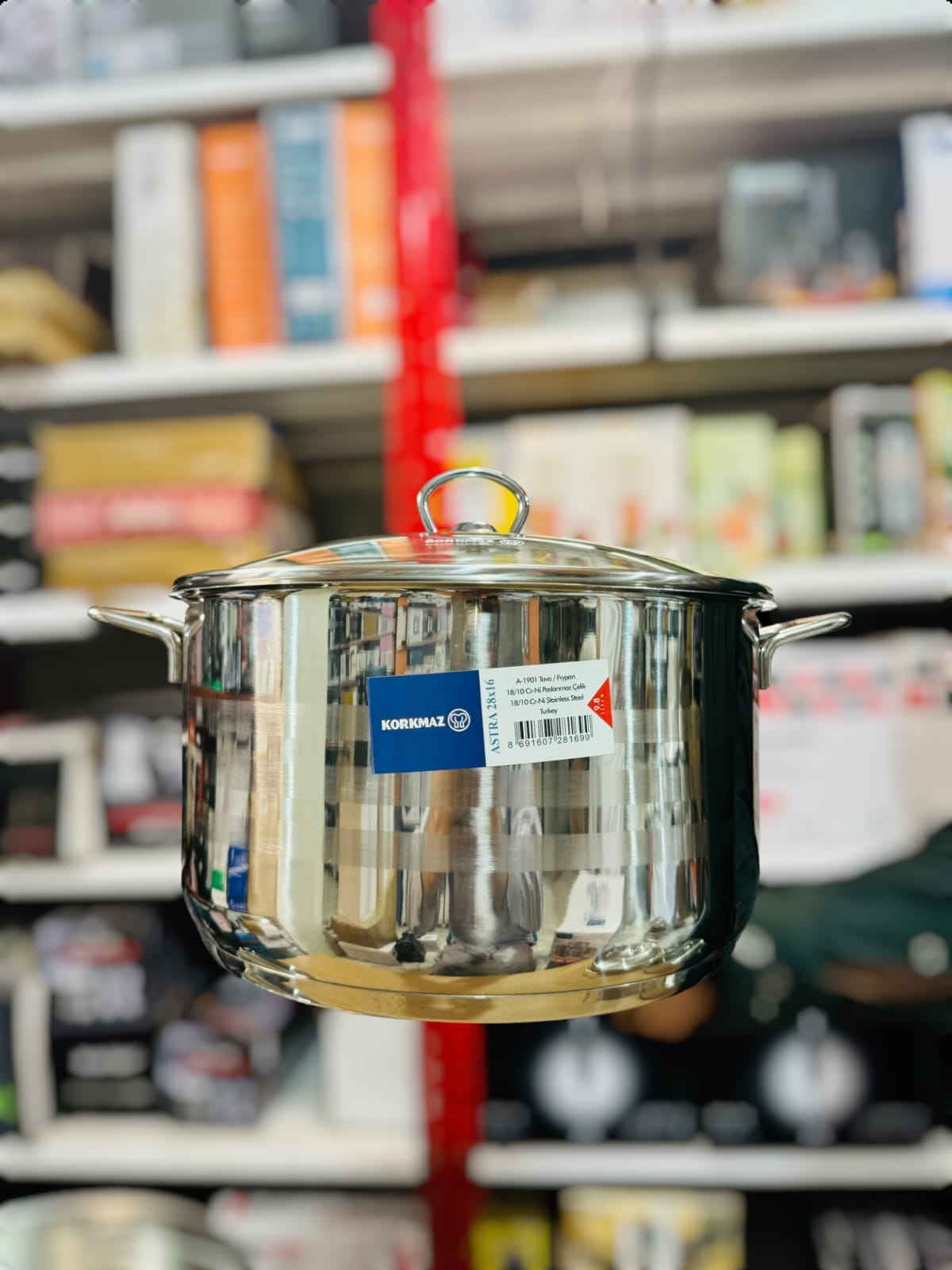 Korkmaz Turkey Astra A-1901 Cookware Set Cr-Ni