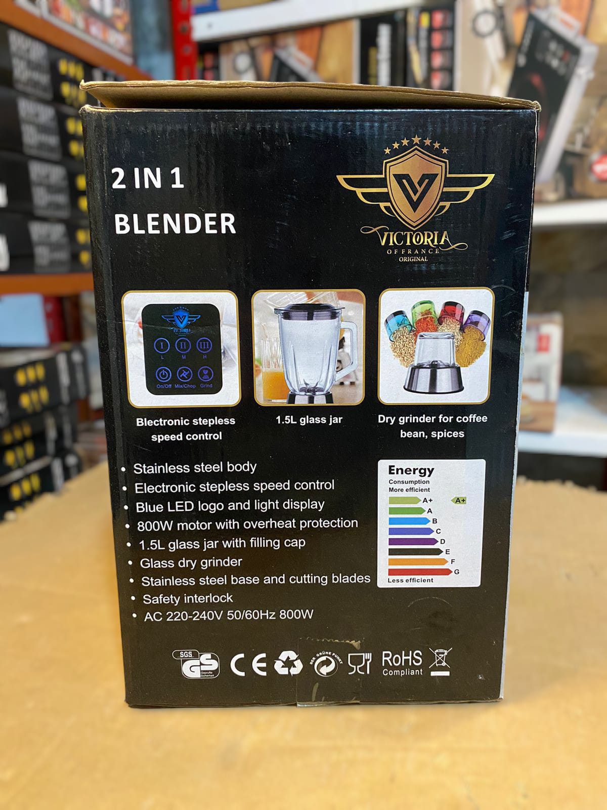 France lot Victoria  2 in 1 blender 800w
