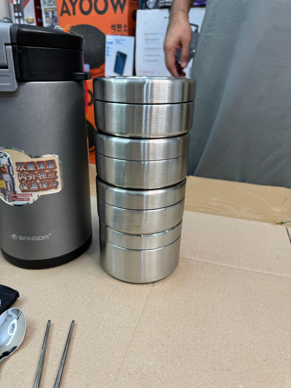 Lot imported Food warmer ( lunch box) hot pot